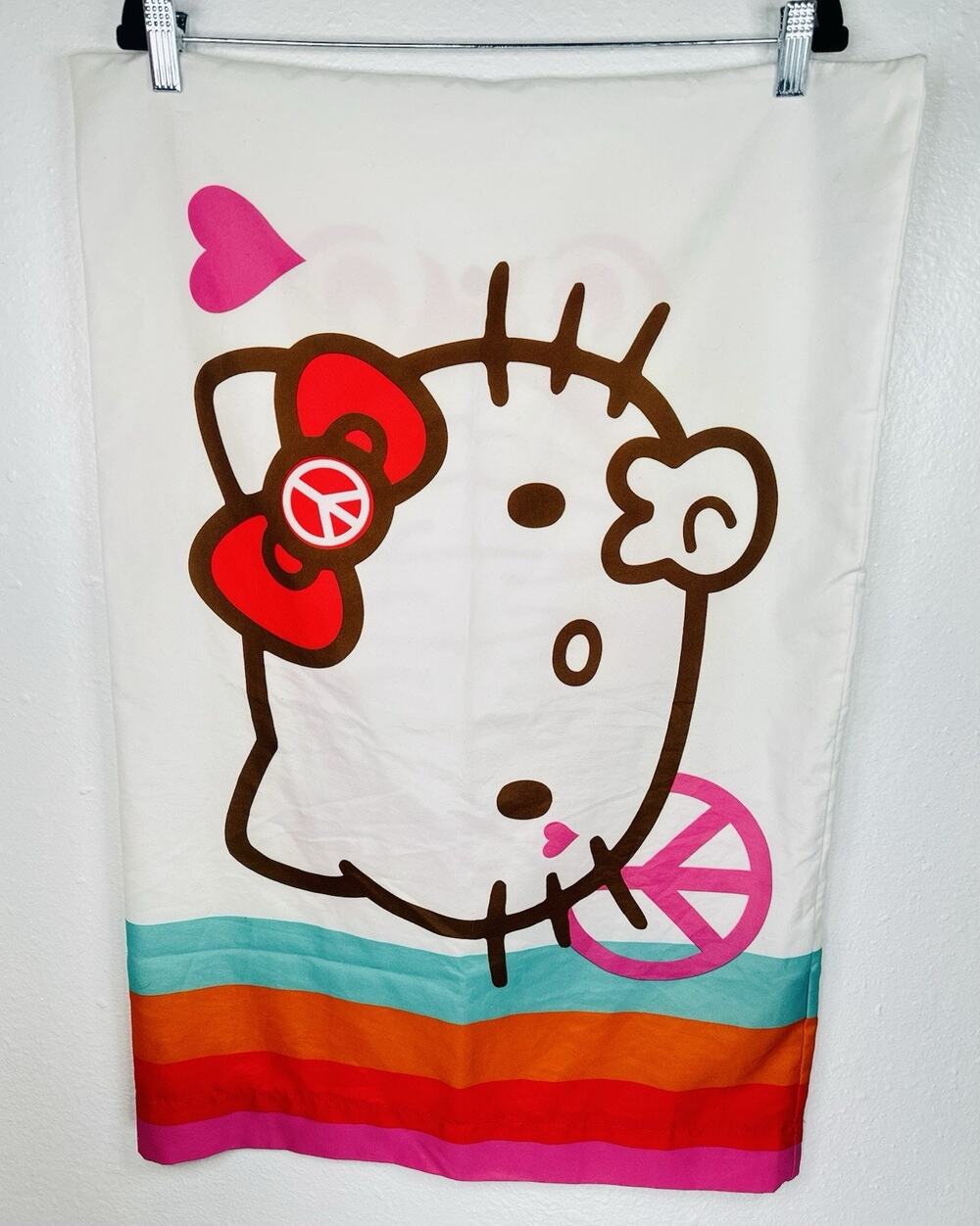 Sanrio Hello Kitty Love & Peace Standard Pillow Case Sham 2012